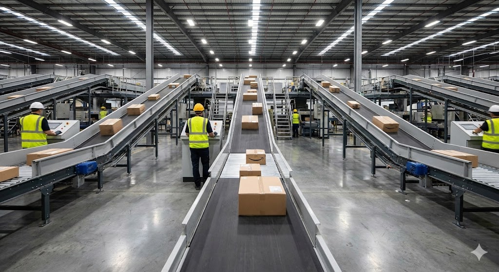 E-commerce industry corporate environment representing business restructuring (AI Generated Illustration)