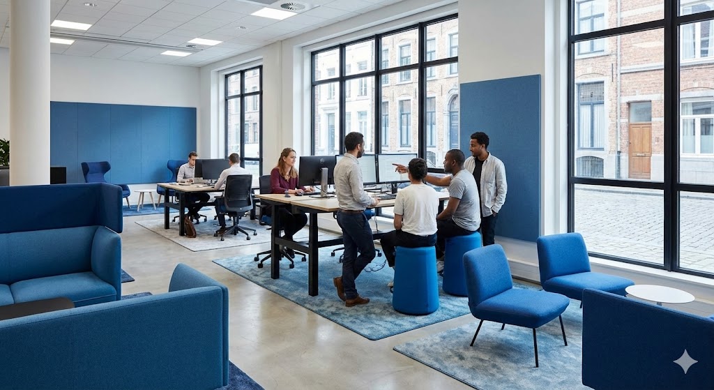 Enterprise software industry corporate environment representing business restructuring (AI Generated Illustration)