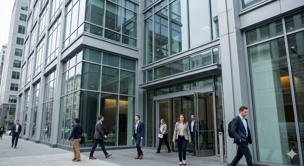 Identity security industry corporate environment representing business restructuring (AI Generated Illustration)