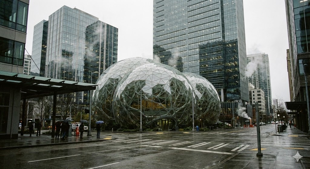 E-commerce industry corporate environment representing business restructuring (AI Generated Illustration)