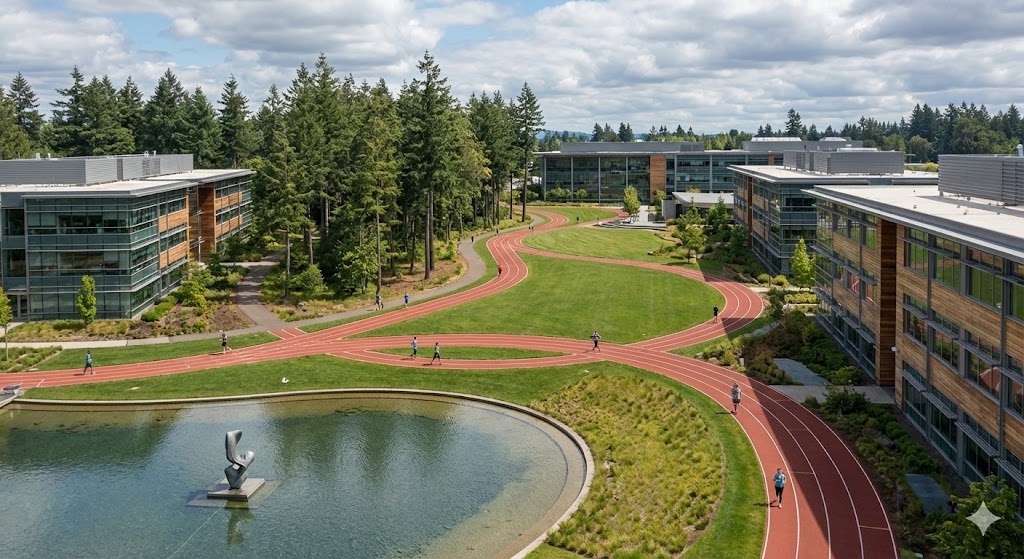 Sportswear industry corporate environment representing business restructuring (AI Generated Illustration)