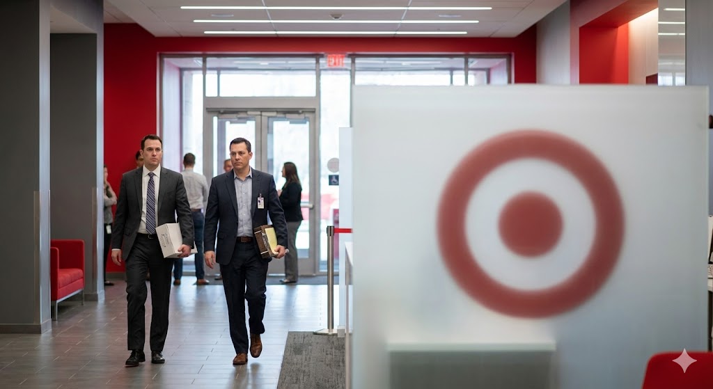 Big-box retail industry corporate environment representing business restructuring (AI Generated Illustration)