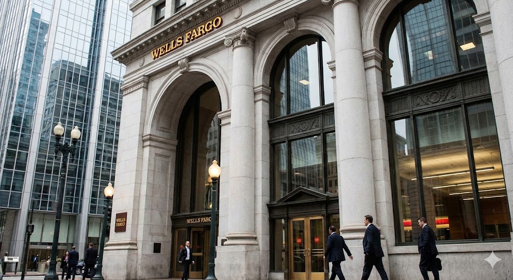 Banking industry corporate environment representing business restructuring (AI Generated Illustration)